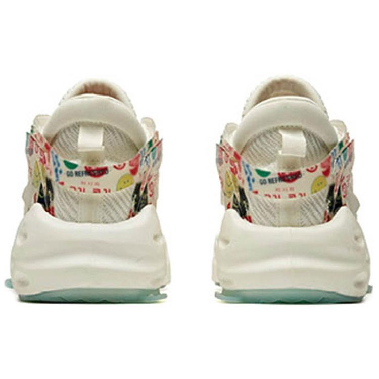 New Coca Cola x Anta Bastard Cushioning Anti Slip And Wear Resistant Low Top Chunky Sneakers Men's White Red Blue 11948088-11