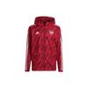 Afc Training Windbreaker With Hood And Logo Men Jackets Burgundy GR4196
