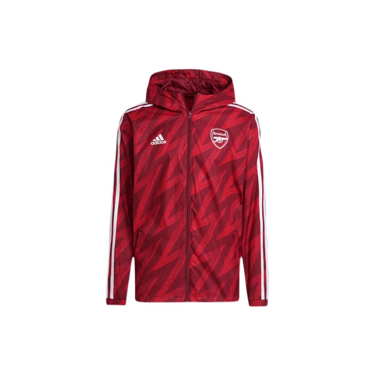 

Adidas Afc Training Ветровка с капюшоном и логотипом Мужские куртки бордовые GR4196