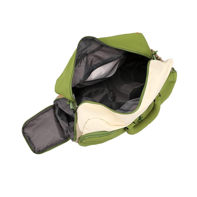 Travel Bag Women's Large Capacity Storage Bag Color Contrast Gym Bag