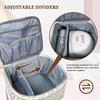 Adjustable Dividers Nail Polish Storage Bag Double-Layer Nail Kit Bag  Nail Stuff
