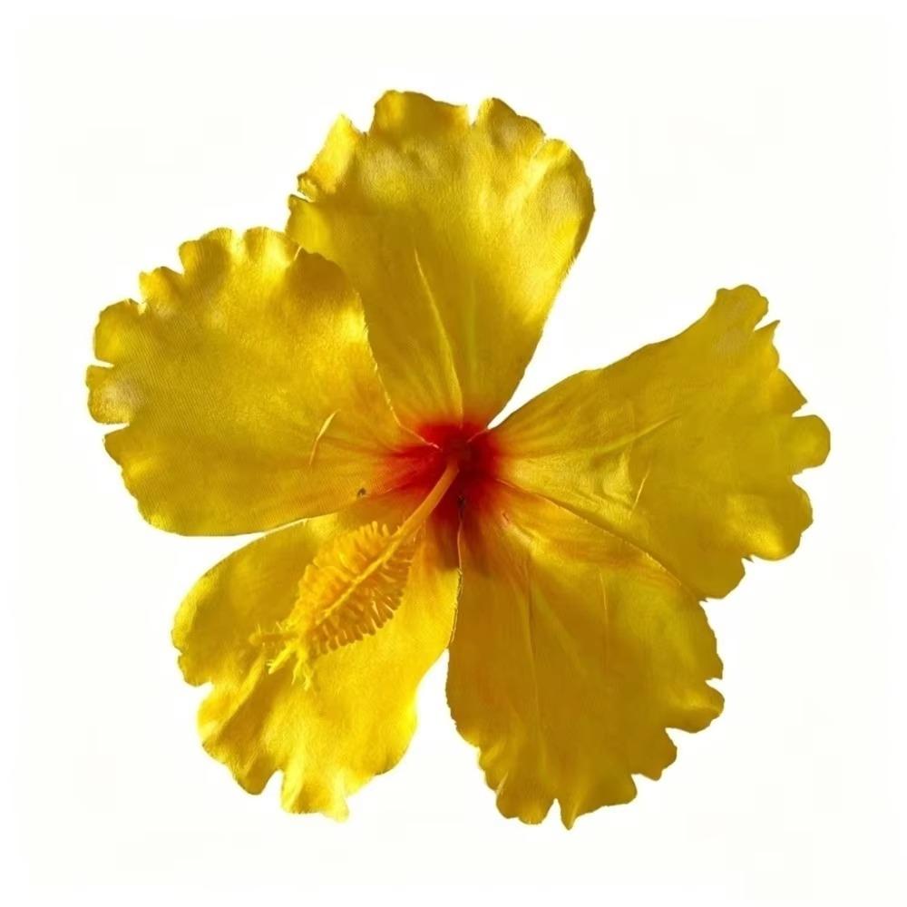 Fiori Artificiali in Stoffa Fermaglio per Capelli Fermaglio per Frangia Fermacapelli Fiore di Ibisco Hawaiano Accessorio per Capelli Stile Vacanza Fermaglio Laterale