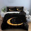 Moon, Stars, and Cat. Bedding Sets Duvet Cover Sets Duvet Covers Pillowcases(1 * Duvet Cover 2 * Pillowcases Without Duvet Insert)