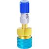 Brass Quick Coupler Quick Coupler QC1234L+13LS5V1 R1234YF Side Coupler Refrigerant Car Quick Liquid AC Low Fluorinated Conn V6U5