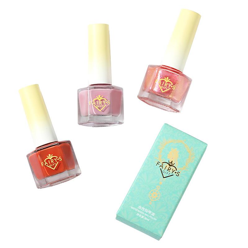 Water-based Nail Polish, Peelable, No Baking Required, Long-lasting, Quick-drying, Nude Color, Brightens Skin Tone, Odorless.