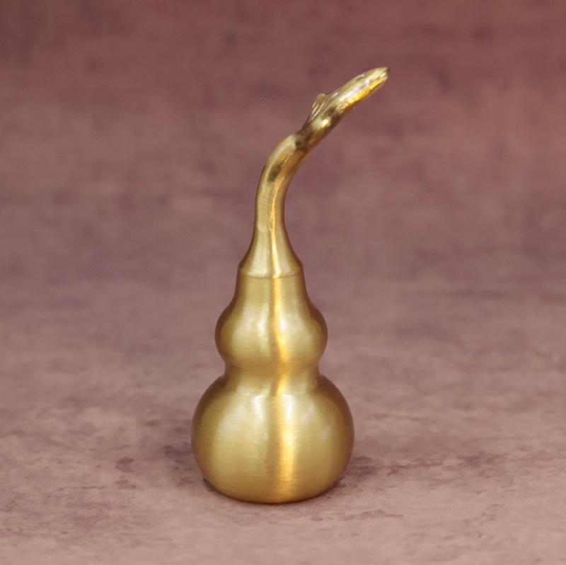 Brass Directions Wealth Daily Increase Gold Desktop Ornament Eight Trigrams Fortune Copper Gourd Craft Wholes