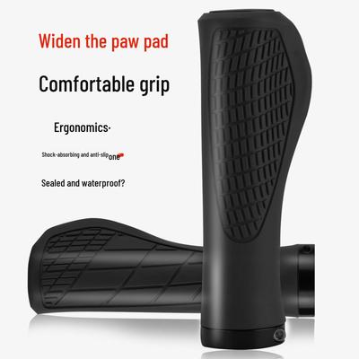 Puños de Manillar de Goma NPY Antideslizantes, Amortiguadores y Bloqueables para Bicicletas de Montaña y Plegables.