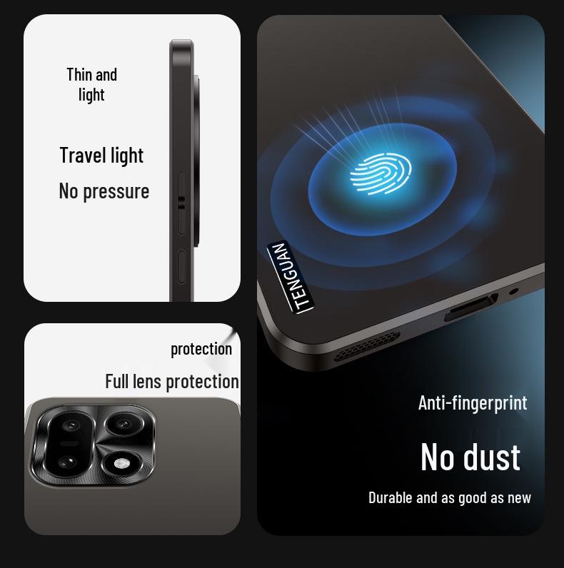 OnePlus 15 Frosted Anti-Drop Business Case - Minimalist, Ultra-Thin, Full Coverage