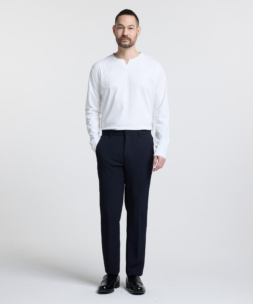 STCO Diems Seersucker Double-Sided Elastic Waist Pants_Navy (Tapered Fit)_Depva11Csn