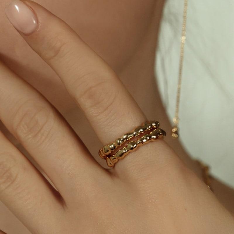 

YENA BY YENA [Silver] Sand Breath Ring r029 Silver