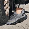 Anti-skli vernesko menn Ståltå joggesko Punkteringssikker dreieknapp Sikkerhetsstøvler Mann Sport Arbeidssko Anti-smash