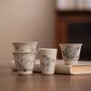 1 Pc Chinese Hand-painted Flowers Ceramic Tea Cup Vintage Master Cup Tea Bowl Handmade Porcelain Teacup Tea Set Accessories