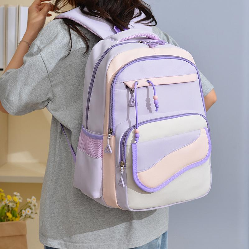 School Bag Girl Sweet and Cute Primary School Students To Fifth and Sixth Grades School Bag Spine Protection Backpack