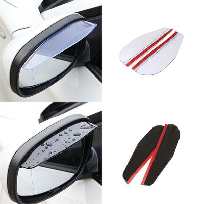 2 τμχ Καθρέφτης αυτοκινήτου Universal Car Rearview Rain Eyebrow Auto Car Rear View Side Rain Shield Snow Guard προστατευτικό κάλυμμα σκιάς για Ford