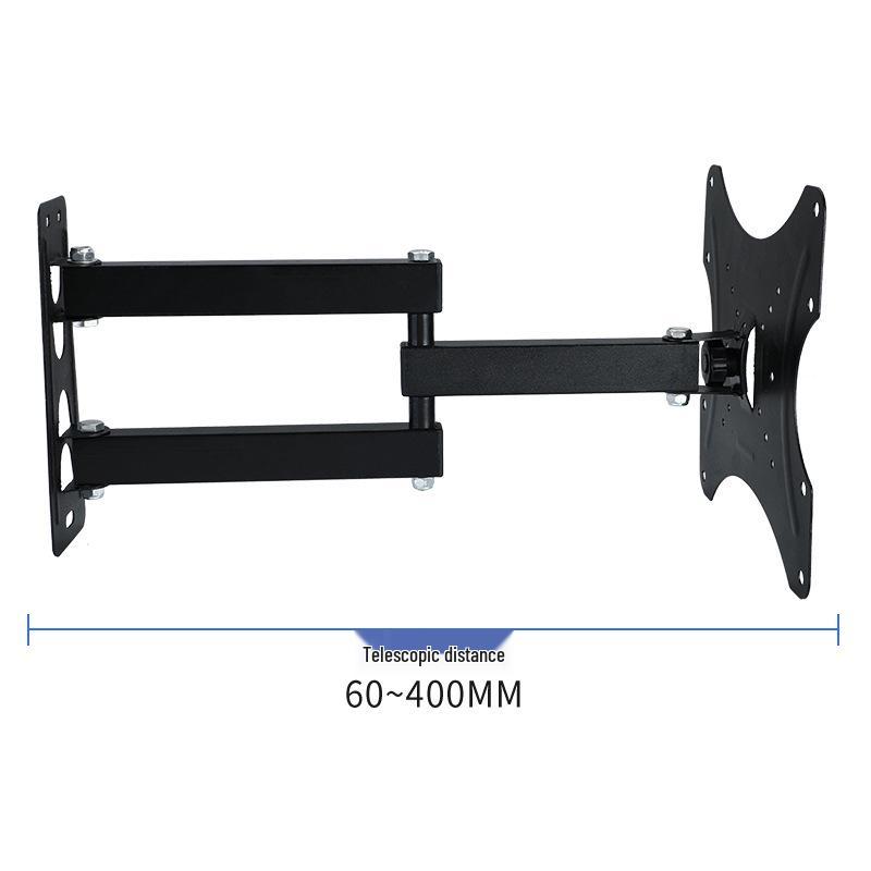 Multifunctional TV Wall Mount: LCD Monitor Retractable Swivel Bracket 117B-2