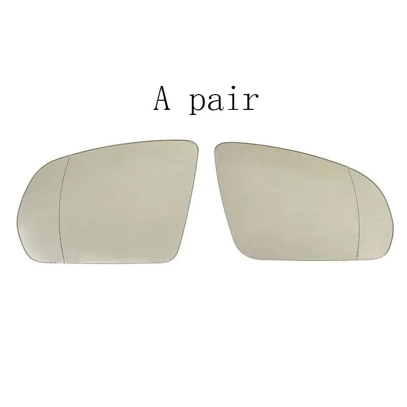 Auto White Left Right Heated Rear Mirror Glass For Mercedes-Benz C E S GLC Class W205 2015- W222 W217 W213 W238 GLC GLB