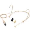 Behringer BO440 Omnidirectional Headworn Condenser Microphone with Mini-XLR Connector, Adjustable Frame, and Comfortable Ear Hooks (Beige)