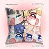 Cute Game T-Trickcal Anime Pillow Case Anti-Dustmite Pillowcase Invisible Zipper Silky Short Plush Sofa Cushion Cover