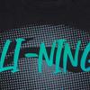 Li-Ning Letter Print Loose Short Sleeve T-Shirt Casual Sports Set Unisex Tops Black AHSU803-2+AKSV291-1