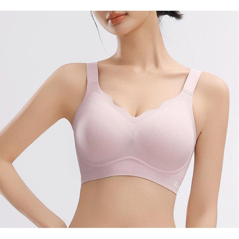 Women S Seamless Soft Support Thin Breathable Push Up Non Wired Bra
