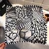 Fashion Square Fashion Foreign Style Small Silk Scarf Women'S Headband Decorative Scarf Dual-Purpose Small Square Scarf New Scarf