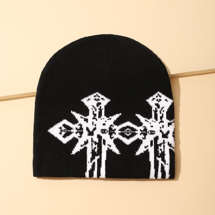Knit Hat Beanies Pullover Warm Skull Caps Knitted Hat Party Club Accessories