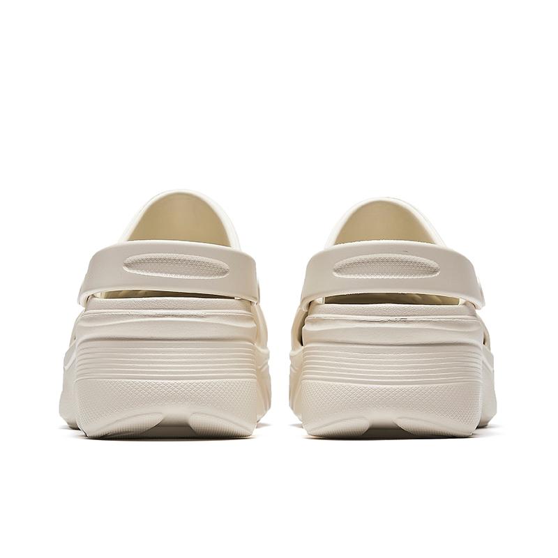 Anta Comfortable Casual Versatile Clogs Women Footwear Beige 122528531-2