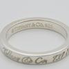 Used TIFFANY&Co. Ring Notes Narrowing New York EU#50 Silver925 2.7g Silver Accessories