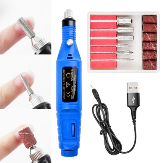 Nail Grinder Professional Sharp Polishing Heads Beauty Supplies Manicure Thick Toenails Polish Machine for Salon