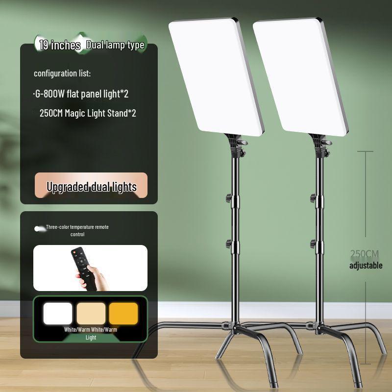 800W LED Soft Light Panel for Photography & Beauty Live Streams