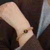 Natural Tiger'S Eye Stone Bracelet, Agate Crystal Bracelet. Fashion Women Daily Jewelry Lucky Gift