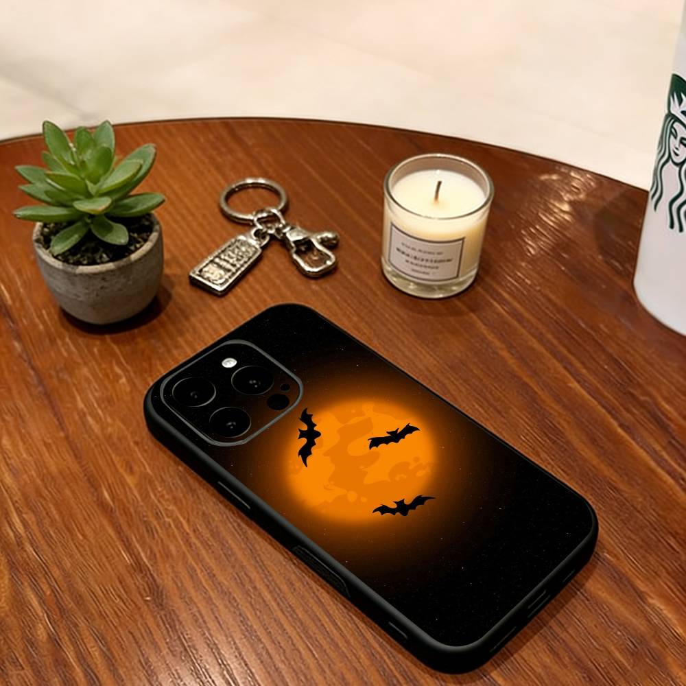 Halloween Pumpkin Head  Phone Case Silicone Soft For IPhone 17 16 15 14 13 12 11 X XR Plus Pro Max Plus