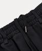 TOFFEE Incision Balloon Fit Sweatpants (Black)