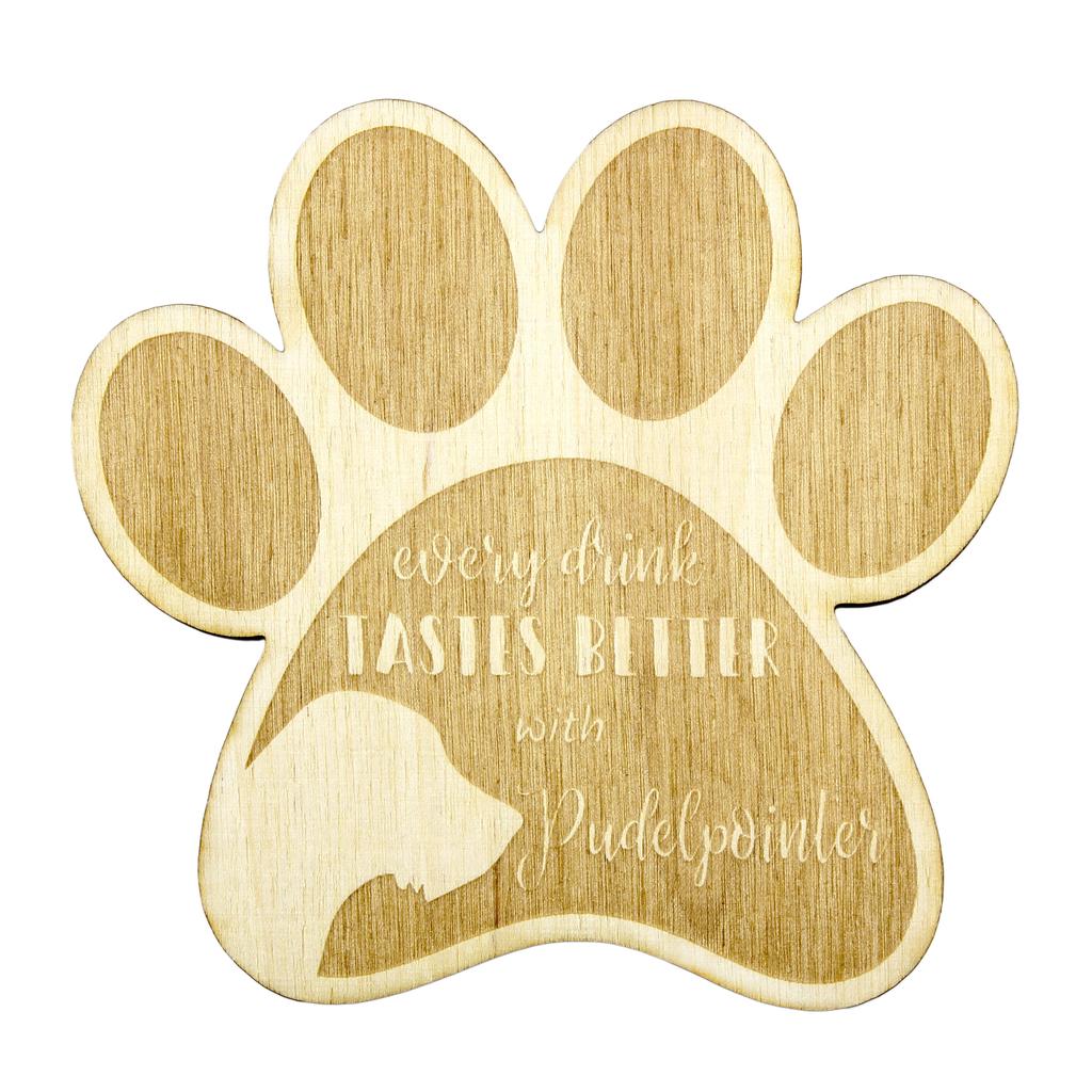 Pudelpointer - Porta-copos, porta-copos gravado com cão, presente para amante de cães da marca Art-Dog