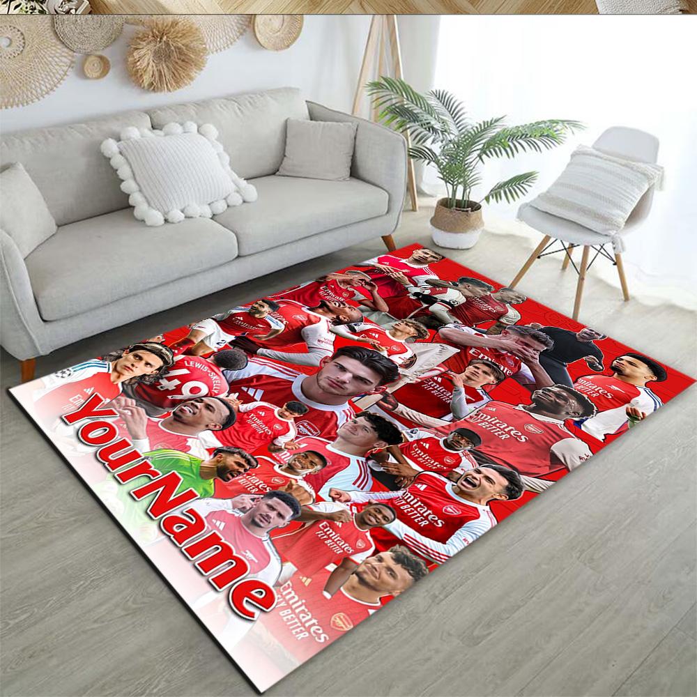 Arsenal Customized Name Carpet Perfect for Bedrooms Foyer Outdoor Living Rooms Anti-slip Rug Office home decor