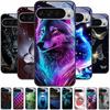 Capa de Vidro Fashion Para Google Pixel 9 Pro XL Vidro Temperado Capa de Telefone Preta Para Google Pixel 9a Pixel9 Funda Capas Protetoras