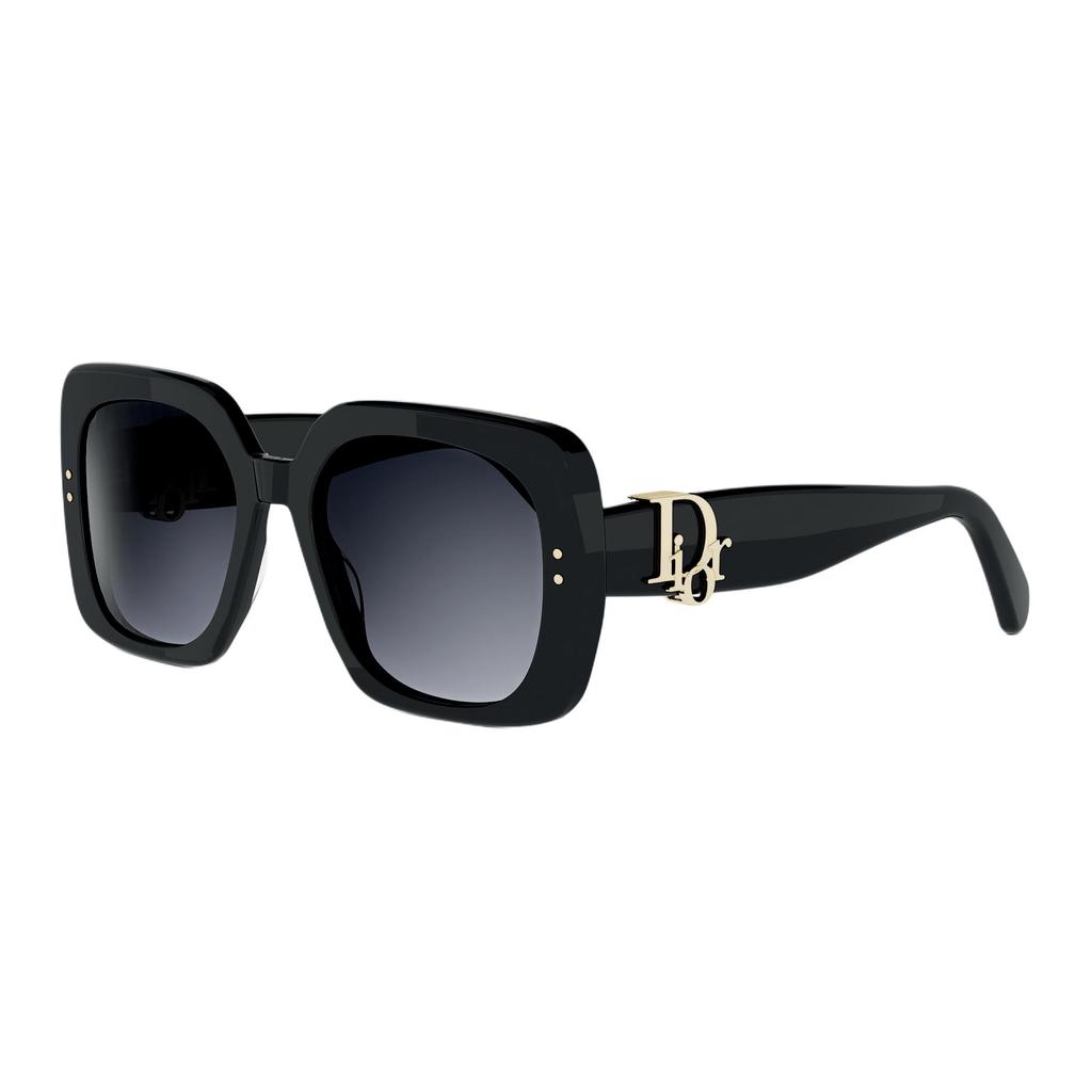 Dior Oblique Square Sunglasses Women Sunglasses Glossy-Black CD40273I-01B-10A1