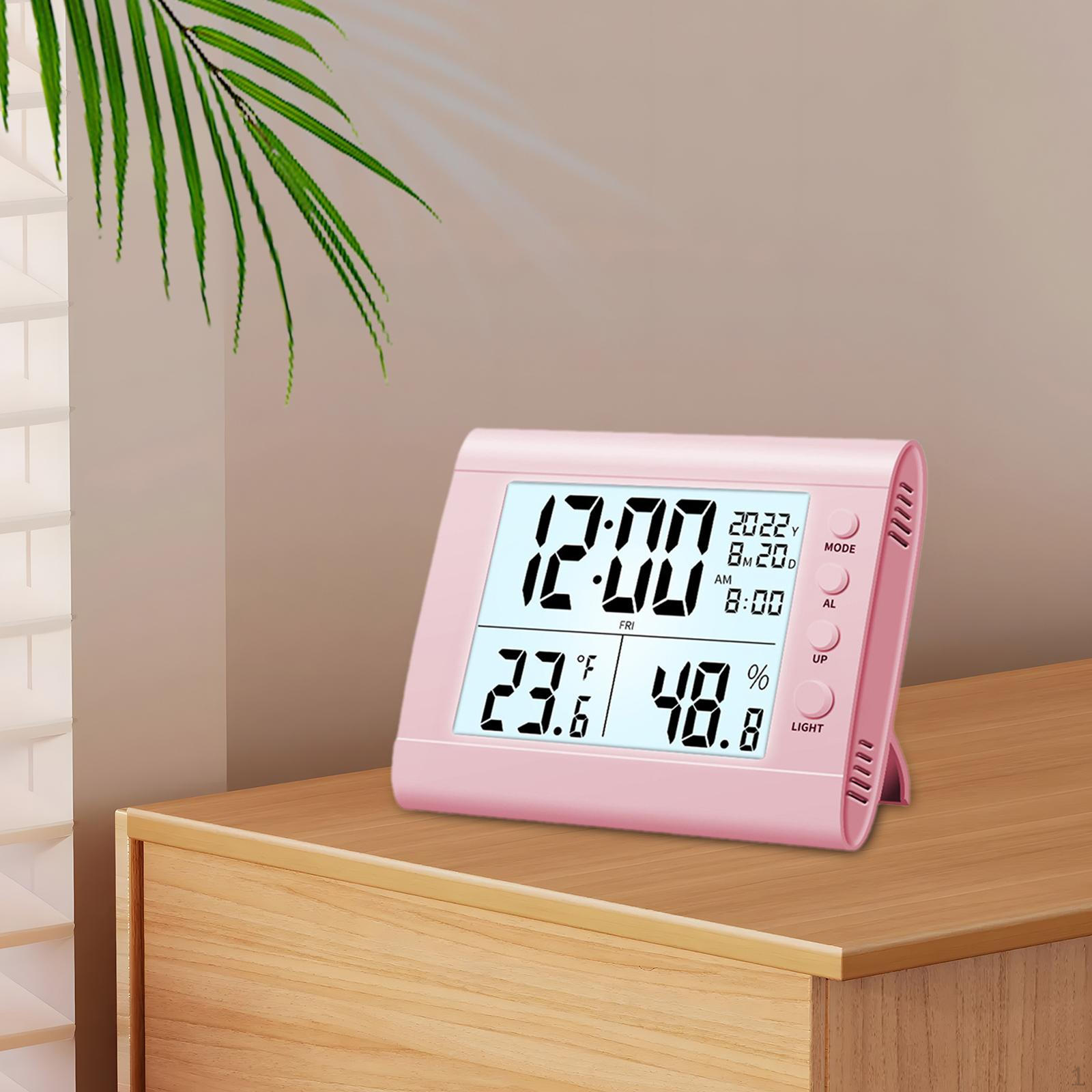 Цифровой будильник Настольный Многофункциональный Бытовой Термометр для Склада