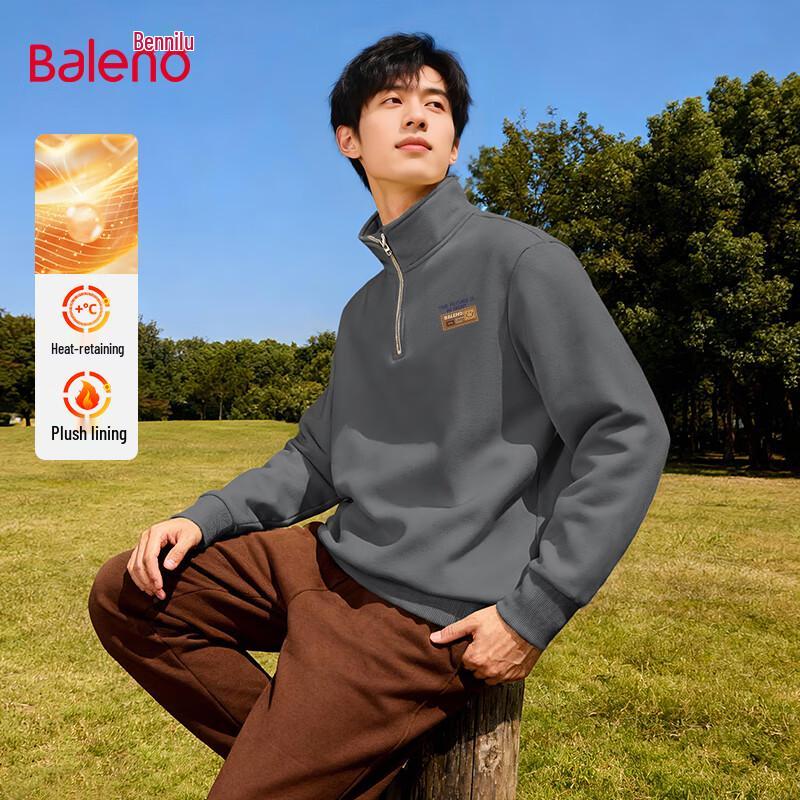

Baleno Men s Thermal Stand-Collar Fleece Jacket 2XL