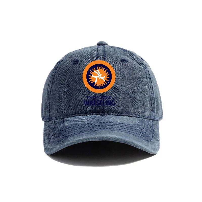 United World Wrestling Baseball Caps Distressed UWW Hats Cap Men Women Retro Outdoor Adjustable Hats Dad Gift