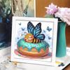 5D DIY Partial Special Shaped Drill Diamond Painting Kit Animal Decor18x18cm Rhinestone Diamond Painting Home Wall Decor