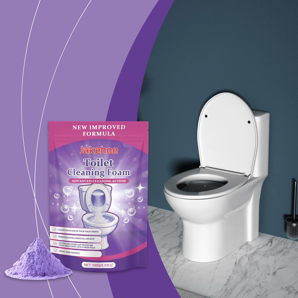 Detergente per WC Auto-Attivante Polvere Miracolosa Schiuma Rimuovi Calcare e Macchie Profondi Per Pulizia WC Articoli per il Bagno
