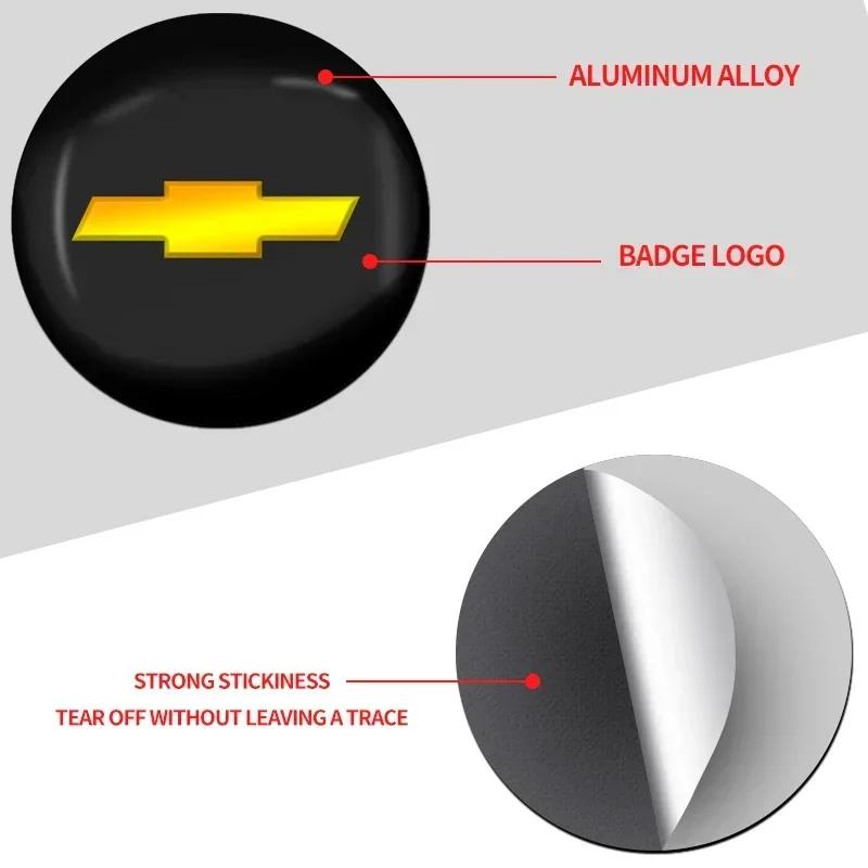 56mm Car Wheel Center Hub Cap Badge Decoration Stickers Auto Accessories For Chevrolet Colorado Cruze Spark Captiva Malibu Aveo