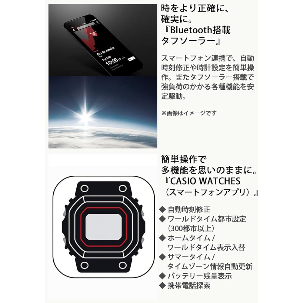 Casio G-Shock G-STEEL Smartphone Link Men's Watch GST-B100D-1AJF Silver Stainless Steel 200m Water Resistant