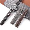 Cowhide Watch Strap Bracelet Vintage Genuine Leather 20mm 22mm 24mm Watchband Women Men Fashion Watch Band Belt With Pin Buckle