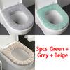 Washable Winter Warm Toilet Seat Cover Universal Cushioned Seat Cover for Toilet Bathroom Toilet Lid Accessories MTGT01
