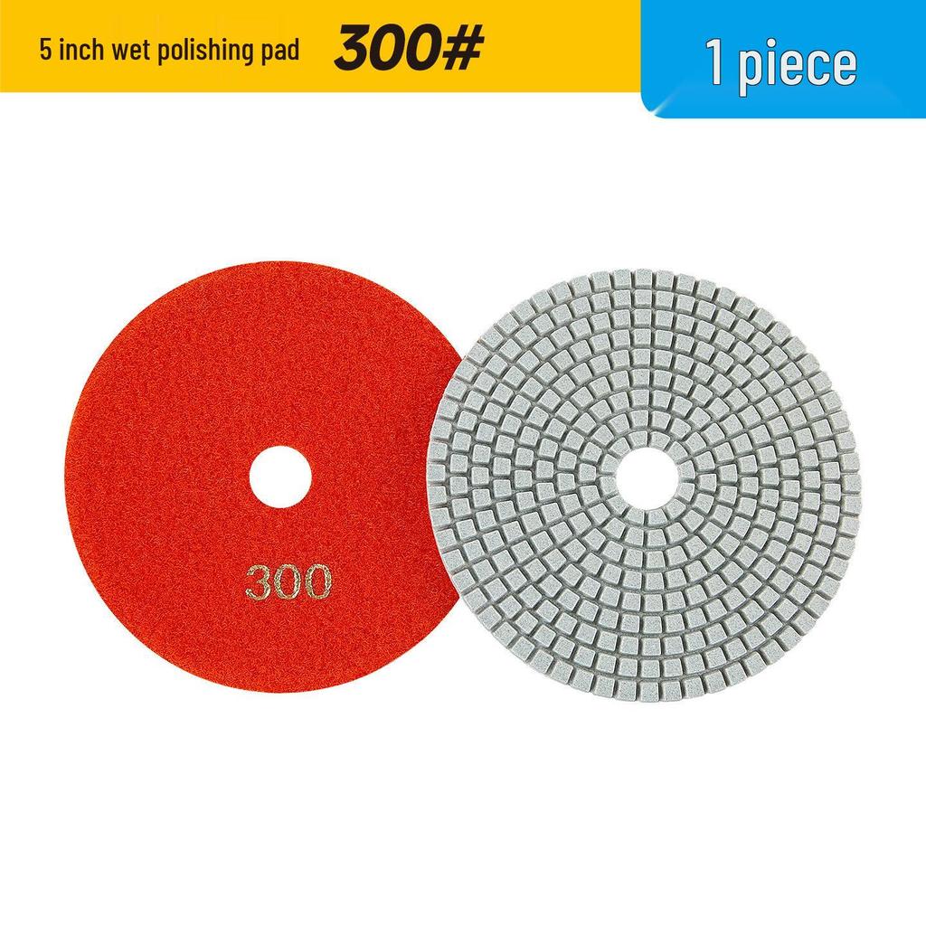 Multi-Size Diamond Water Polishing Pad (5" To 14") for Granite - Fits Angle Grinders