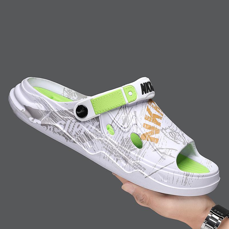 Stylish Men's Sandals Lightweight Non-slip Slippers Outdoor Beach Casual Sports Sandals Walking Flip-flops Bathroom Men's Shoes