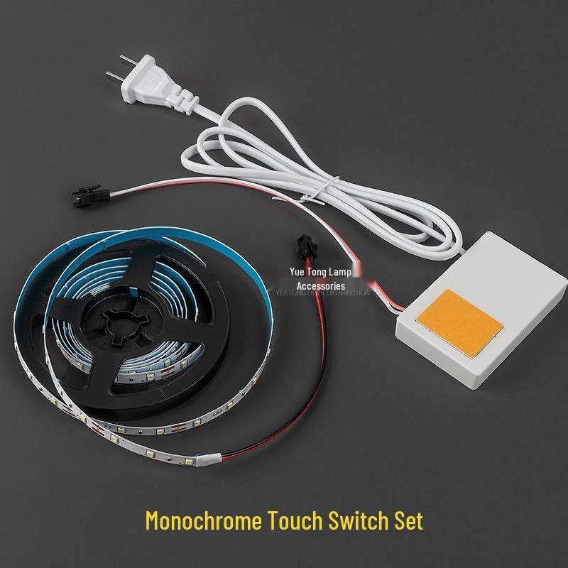 LED Mirror with Touch Sensor, Three-Color Dimmable Light Strip for Beauty Makeup and Bathroom Accessories.