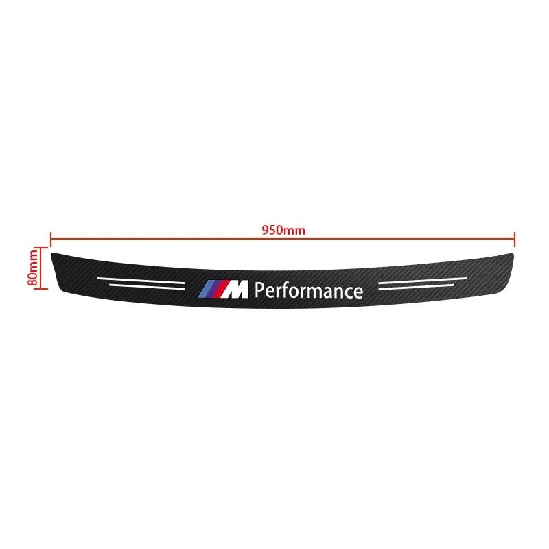 1 Pezzo Adesivi Protettivi per Paraurti Posteriore e Bagagliaio in Fibra di Carbonio per Auto per BMW E90 E60 E61 E93 E87 E36 E46 E53 X1 X3 X5 X6 F30 F20 F10 G30